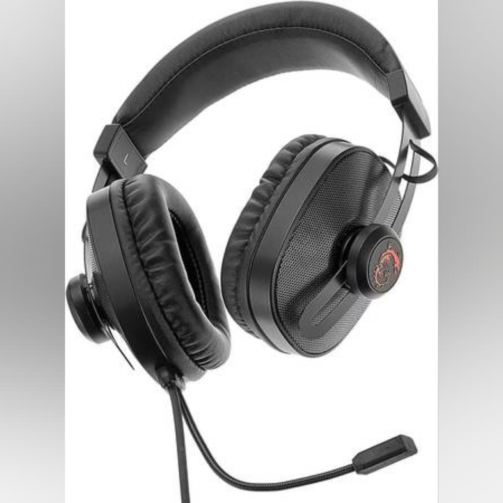 MSI (Dragon Fever) Gaming eSports Headset with Controller + Dolby Home Theatre 4
